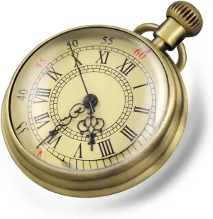 Vintage Pocket Watches for Men with Chains, Analog Pocketwatch for Women Roman No. Gifts for Dad/Grandpa Gifts for Him for Birthday