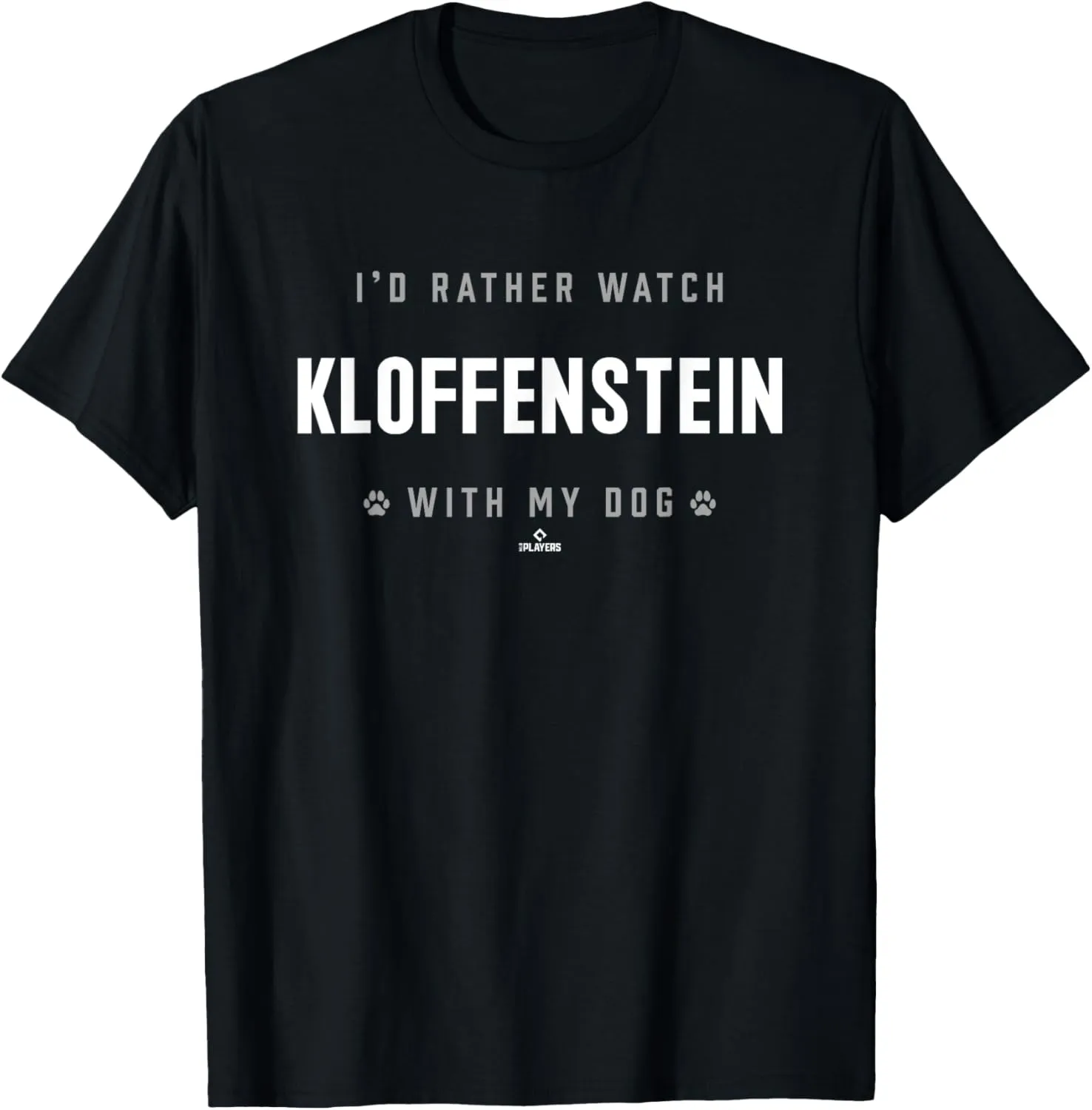 Watch with My Dog Adam Kloffenstein Prospect Baseball Fan T-Shirt