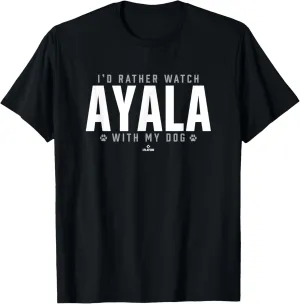 Watch with My Dog Alexander Ayala Prospect Baseball Fan Gear T-Shirt
