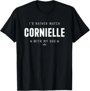 Watch with My Dog Alexander Cornielle Prospect Baseball Fan T-Shirt