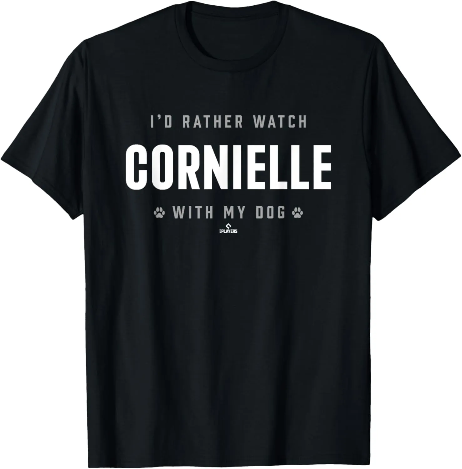 Watch with My Dog Alexander Cornielle Prospect Baseball Fan T-Shirt