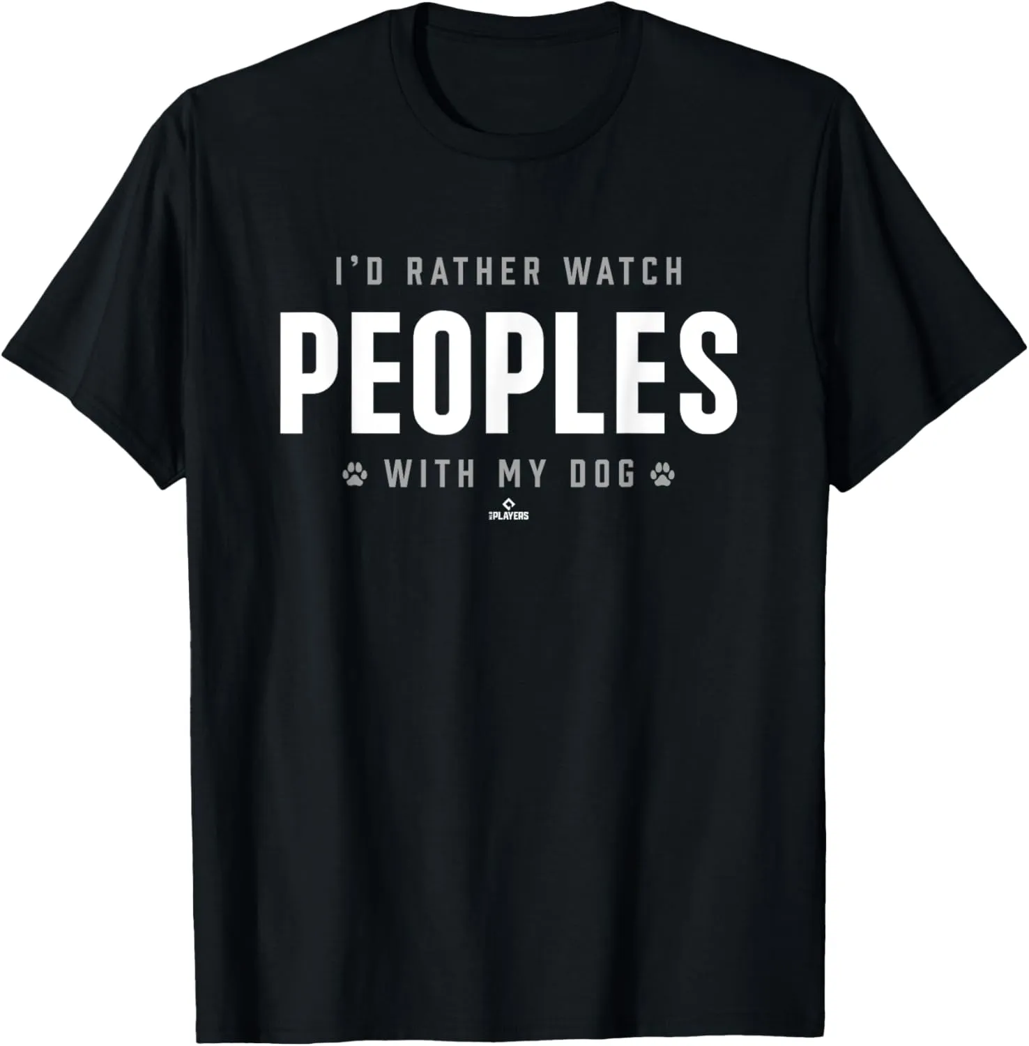 Watch with My Dog Ben Peoples Prospect Baseball Fan Gear T-Shirt