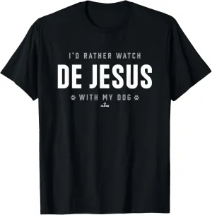 Watch with My Dog Cesar De Jesus Prospect Baseball Fan Gear T-Shirt