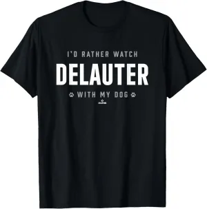 Watch with My Dog Chase DeLauter Prospect Baseball Fan Gear T-Shirt