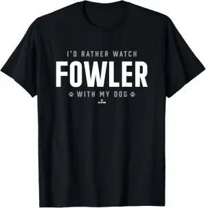 Watch with My Dog Dalton Fowler Prospect Baseball Fan Gear T-Shirt