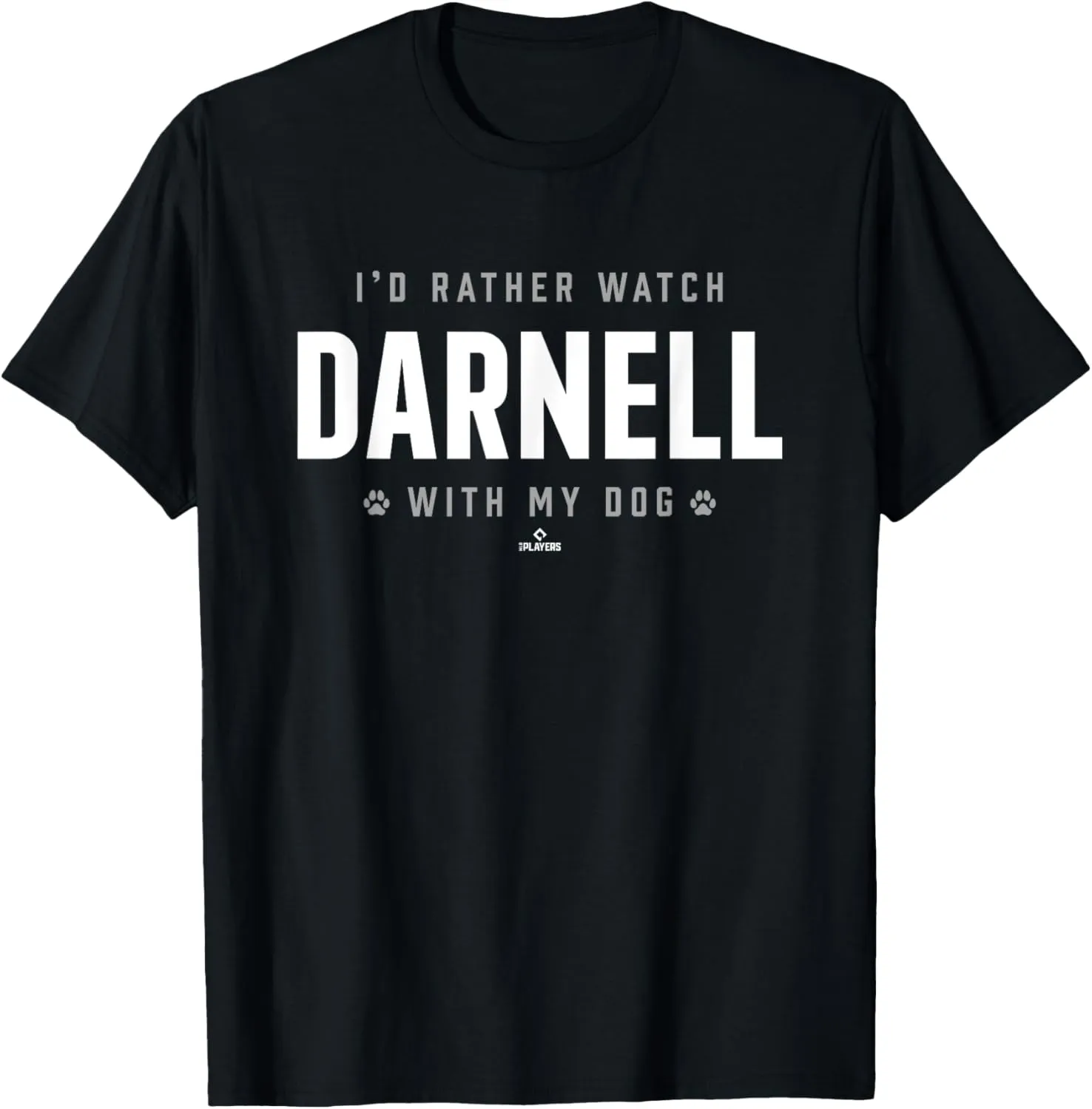 Watch with My Dog Dugan Darnell Prospect Baseball Fan Gear T-Shirt