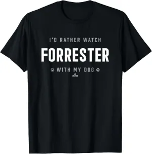 Watch with My Dog Garret Forrester Prospect Baseball Fan T-Shirt