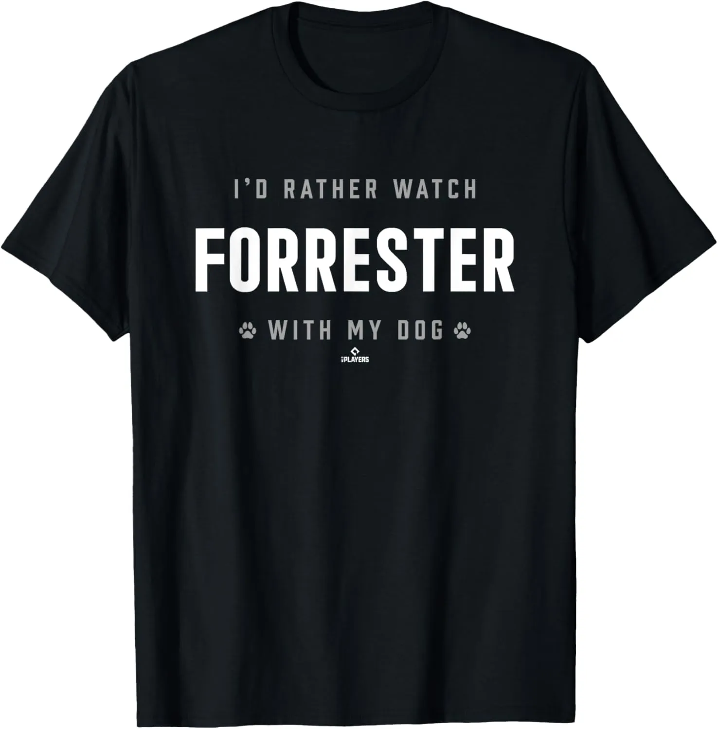 Watch with My Dog Garret Forrester Prospect Baseball Fan T-Shirt