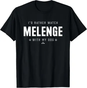 Watch with My Dog Harold Melenge Prospect Baseball Fan Gear T-Shirt