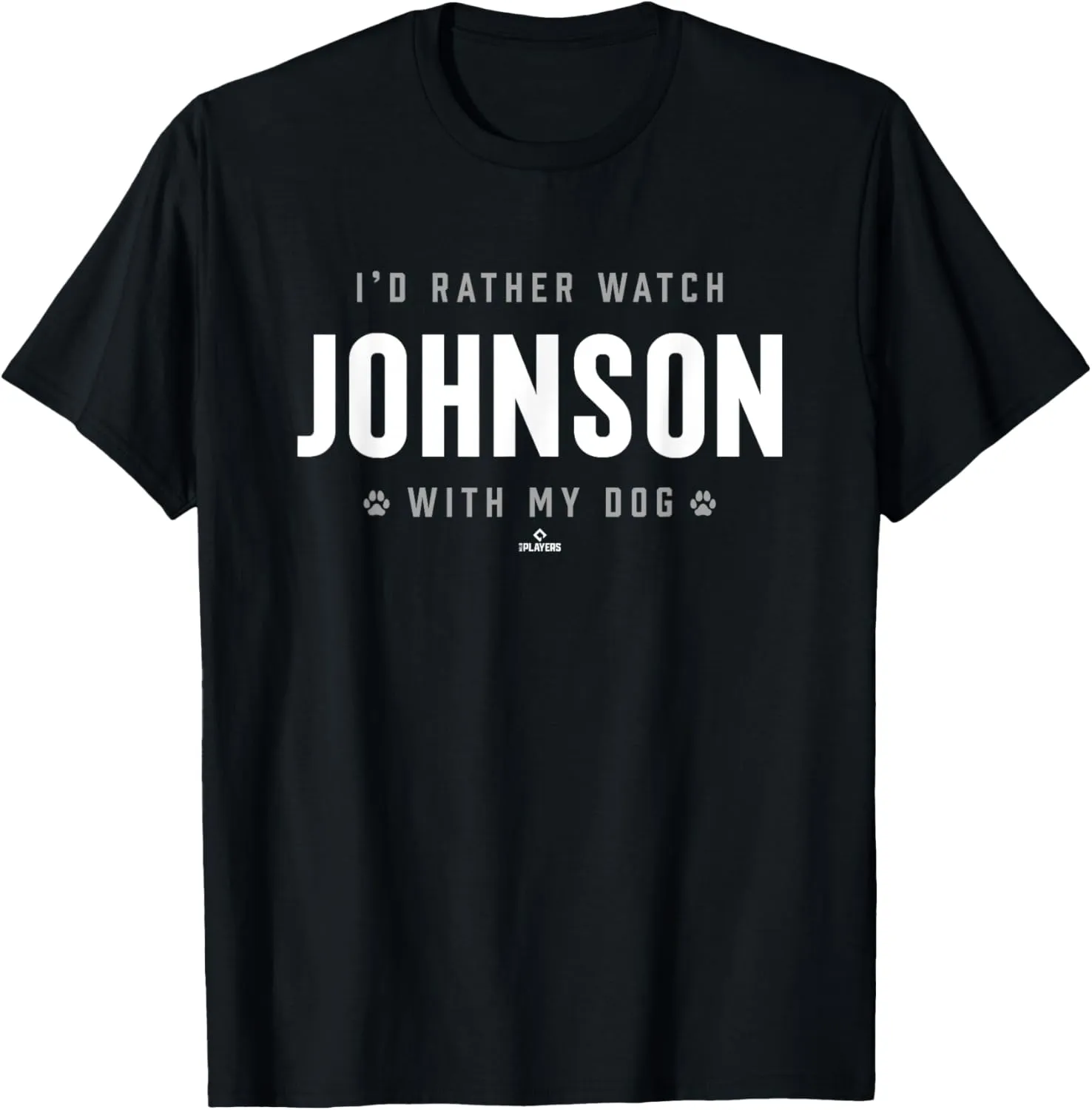 Watch with My Dog Ivan Johnson Prospect Baseball Fan Gear T-Shirt