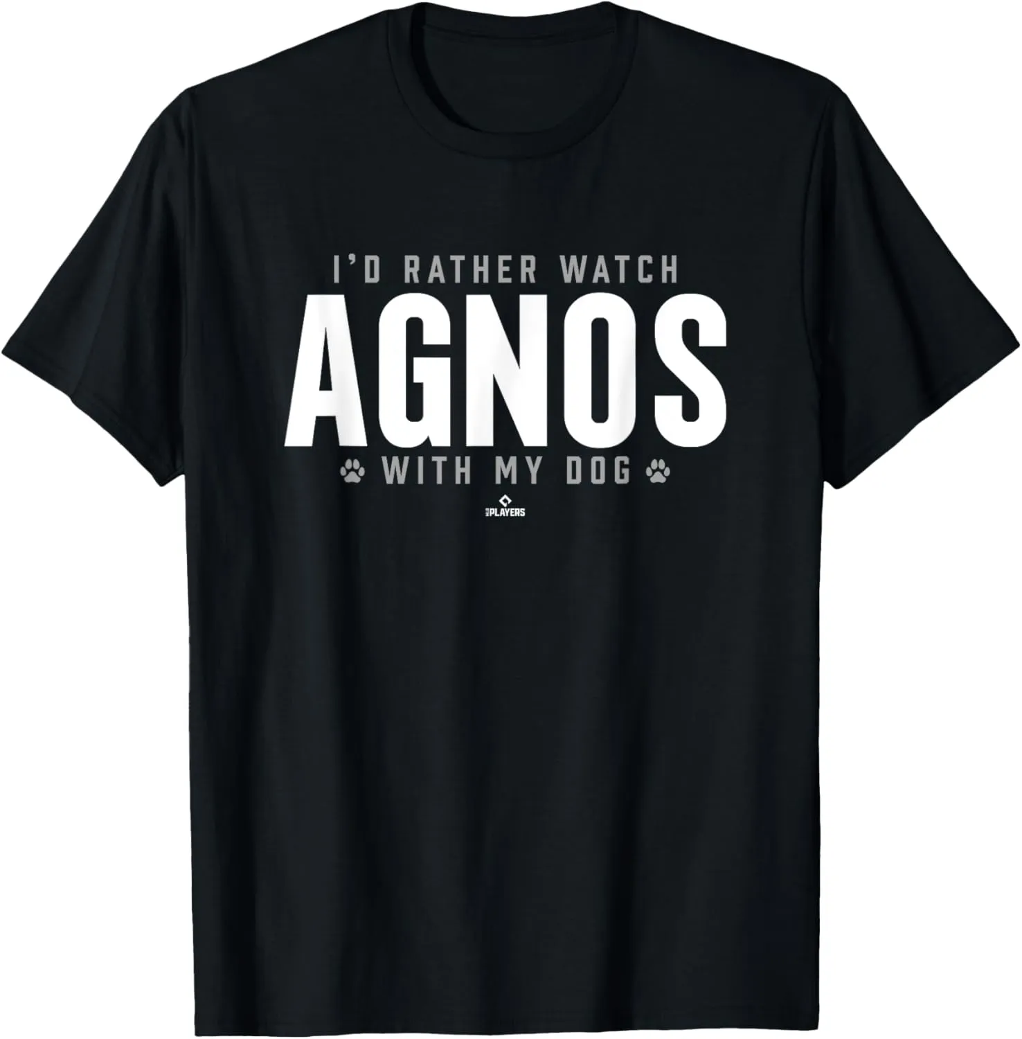 Watch with My Dog Jake Agnos Prospect Baseball Fan Gear T-Shirt