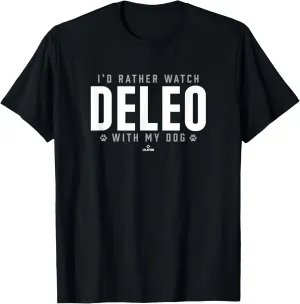 Watch with My Dog Jake DeLeo Prospect Baseball Fan Gear T-Shirt