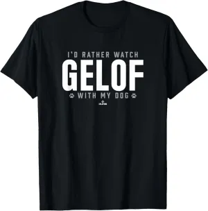 Watch with My Dog Jake Gelof Prospect Baseball Fan Gear T-Shirt