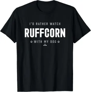 Watch with My Dog Jason Ruffcorn Prospect Baseball Fan Gear T-Shirt
