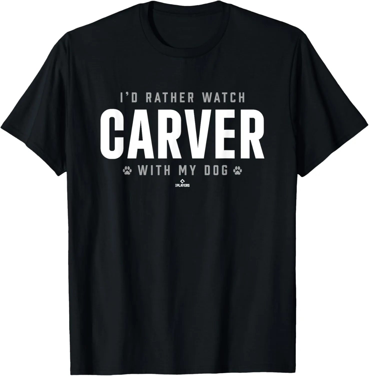 Watch with My Dog John Carver Prospect Baseball Fan Gear T-Shirt