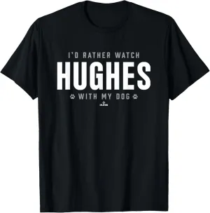 Watch with My Dog Jonathan Hughes Prospect Baseball Fan Gear T-Shirt
