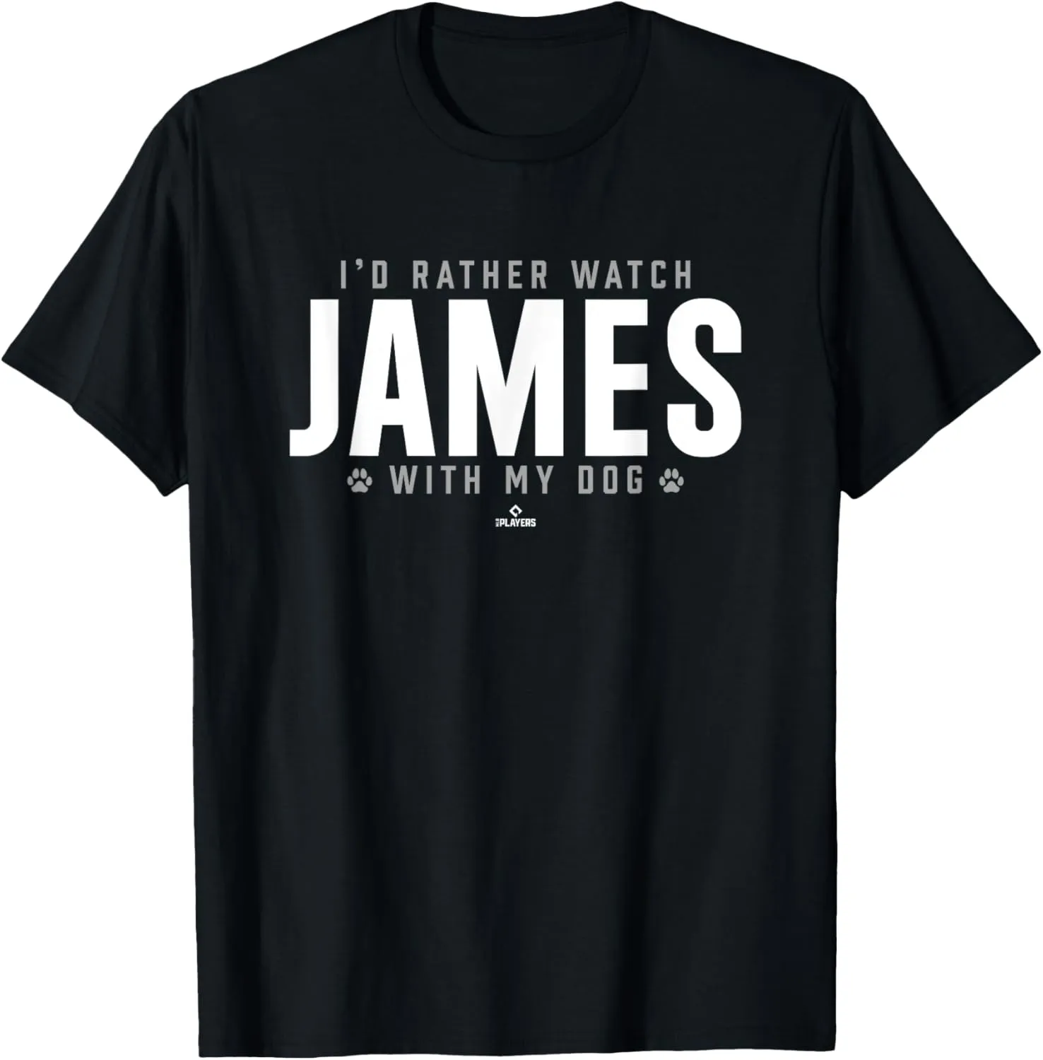 Watch with My Dog Kamren James Prospect Baseball Fan Gear T-Shirt