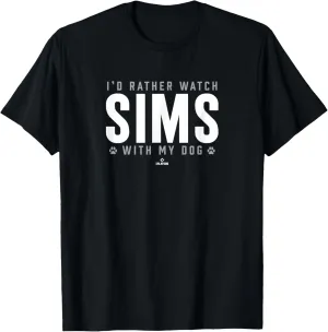 Watch with My Dog Landon Sims Prospect Baseball Fan Gear T-Shirt