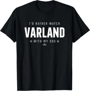 Watch with My Dog Louie Varland Prospect Baseball Fan Gear T-Shirt