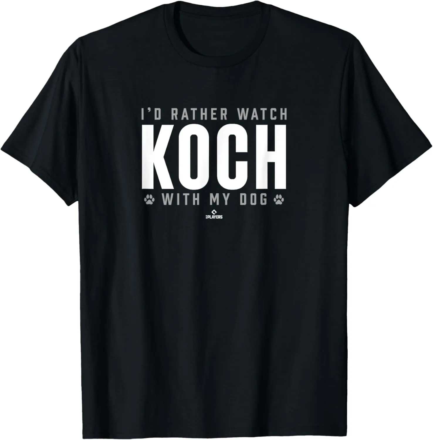 Watch with My Dog Matt Koch Prospect Baseball Fan Gear T-Shirt