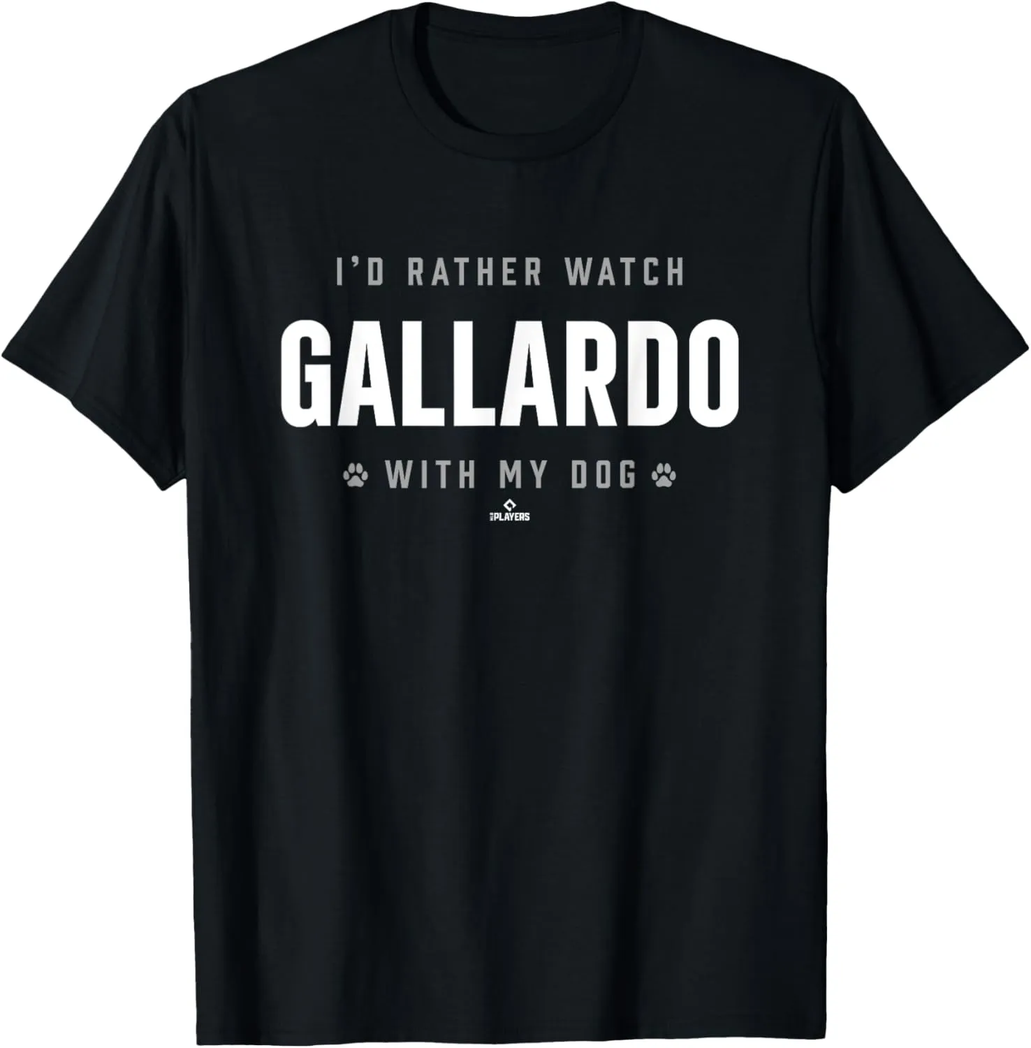 Watch with My Dog Moises Gallardo Prospect Baseball Fan Gear T-Shirt