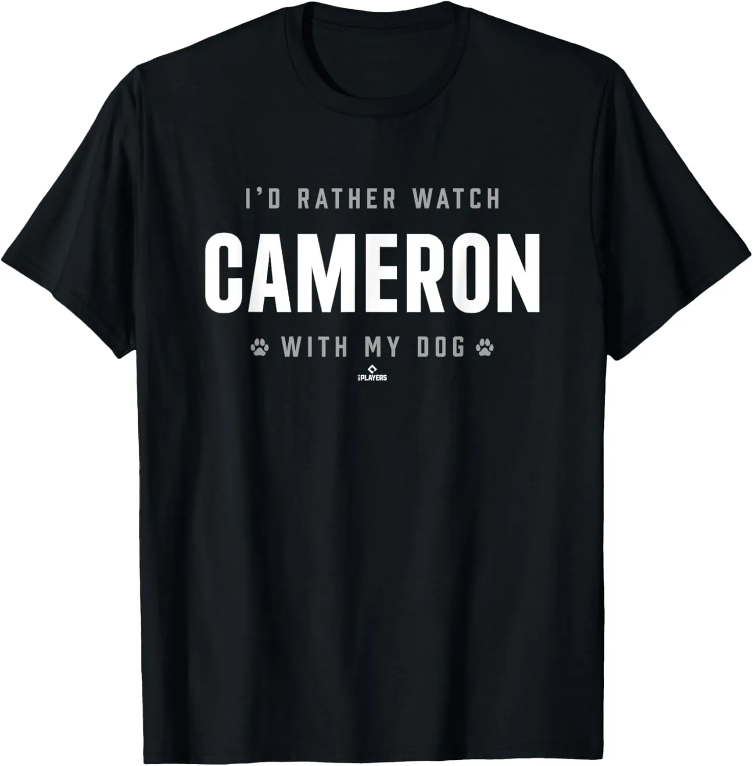 Watch with My Dog Noah Cameron Prospect Baseball Fan Gear T-Shirt