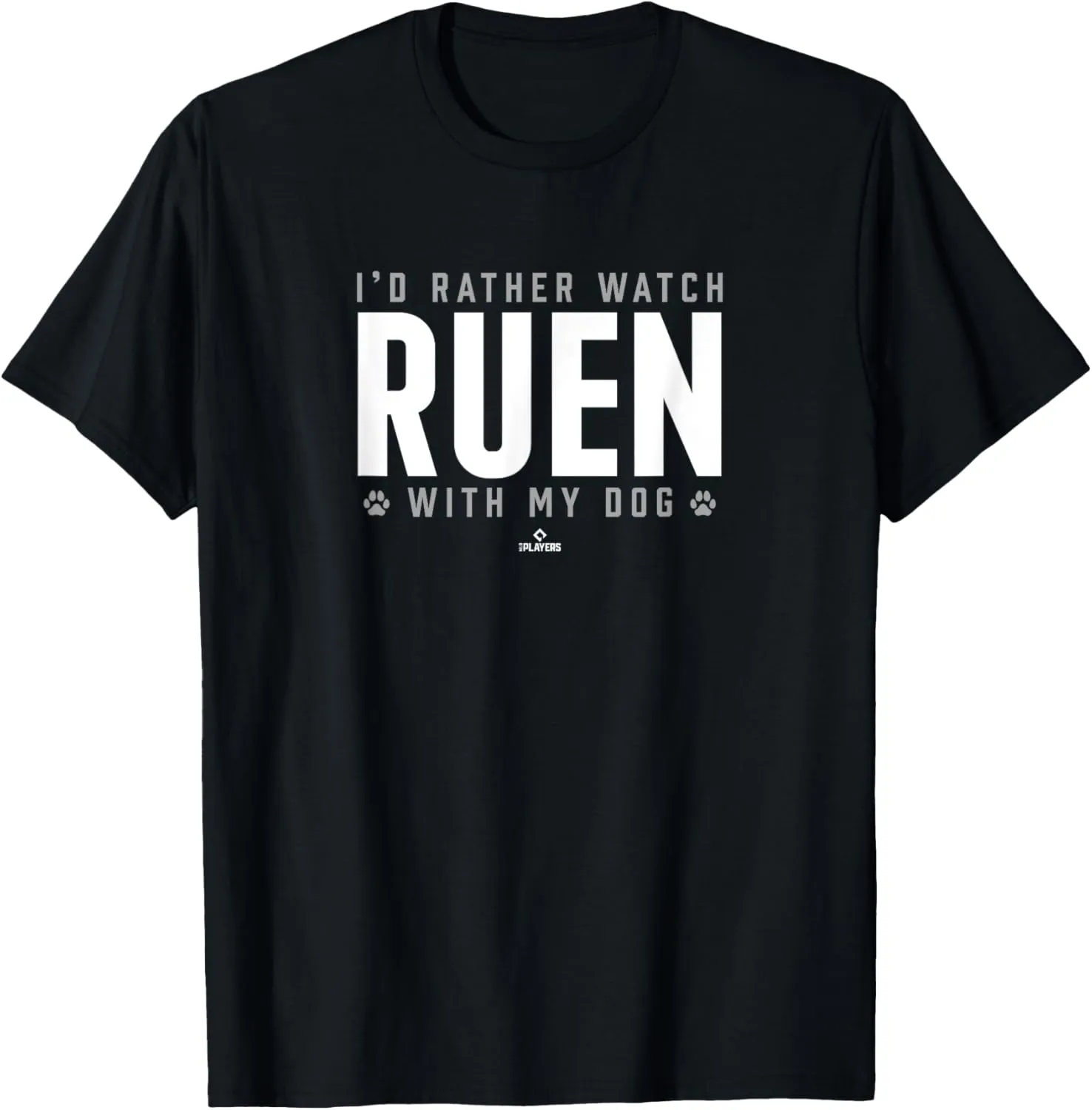 Watch with My Dog Noah Ruen Prospect Baseball Fan Gear T-Shirt