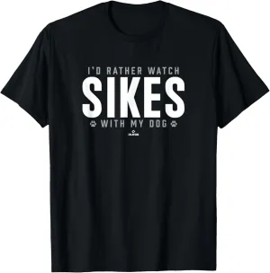 Watch with My Dog Phillip Sikes Prospect Baseball Fan Gear T-Shirt