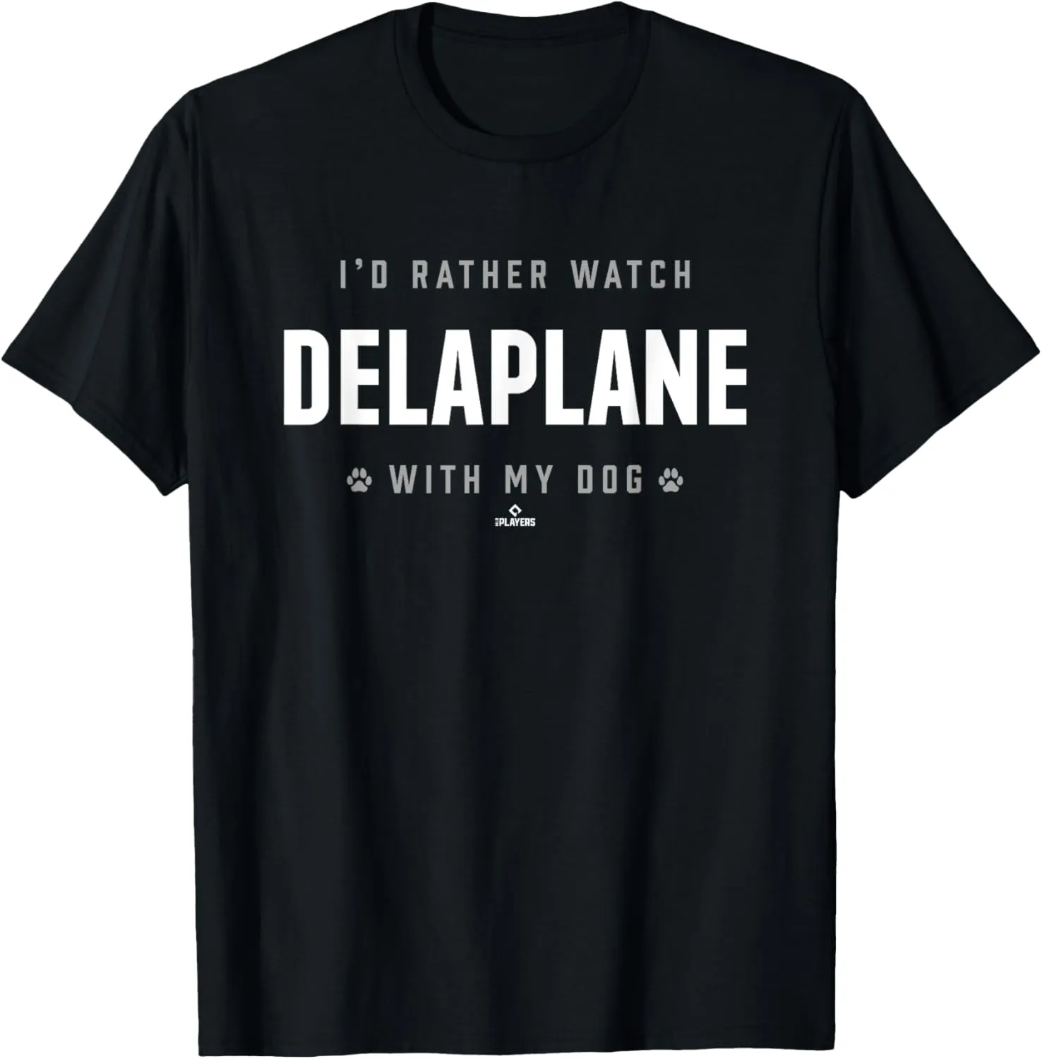 Watch with My Dog Samuel Delaplane Prospect Baseball Fan T-Shirt