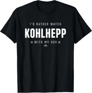 Watch with My Dog Tanner Kohlhepp Prospect Baseball Fan Gear T-Shirt