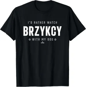 Watch with My Dog Zachary Brzykcy Prospect Baseball Fan Gear T-Shirt