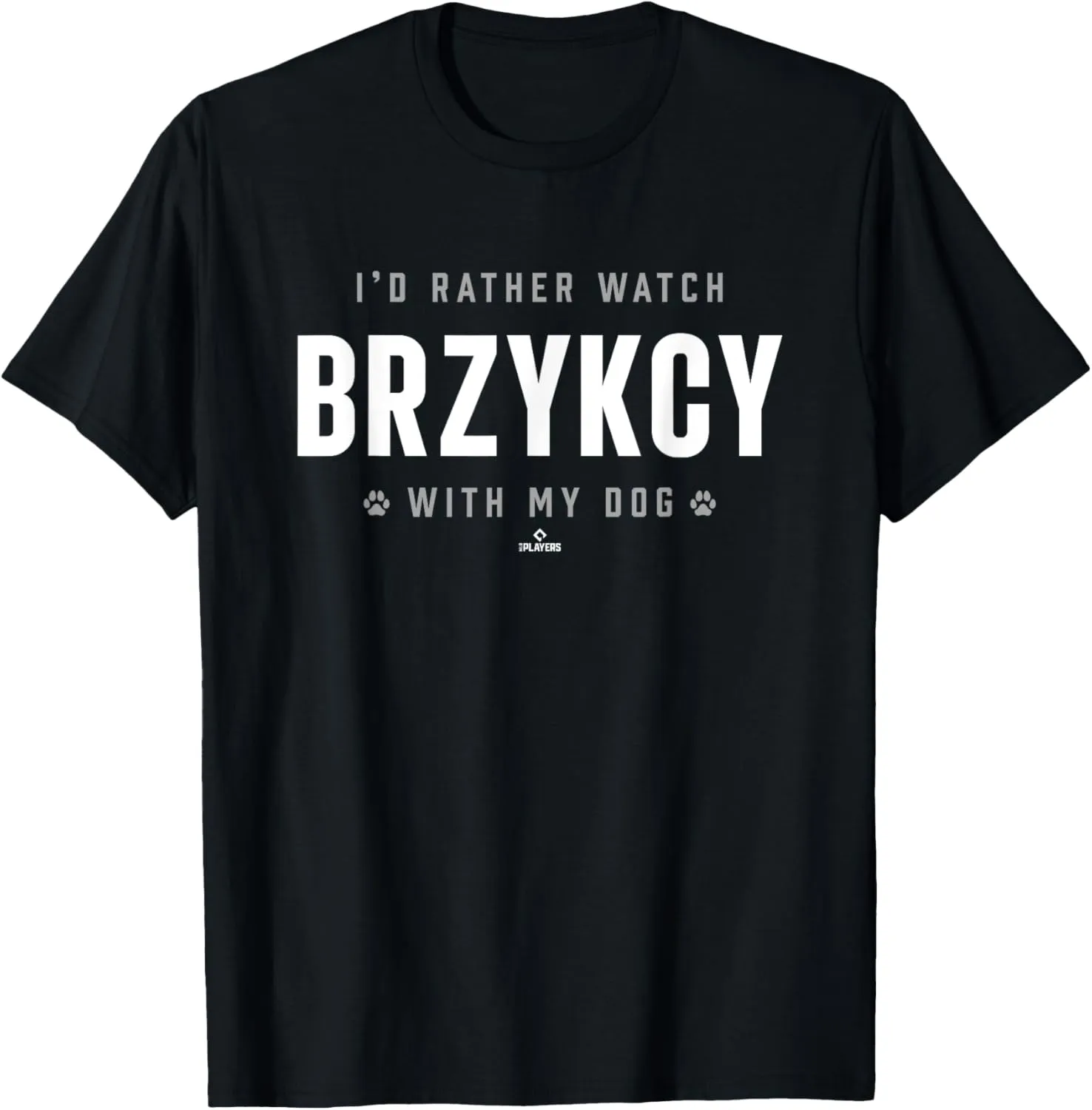 Watch with My Dog Zachary Brzykcy Prospect Baseball Fan Gear T-Shirt