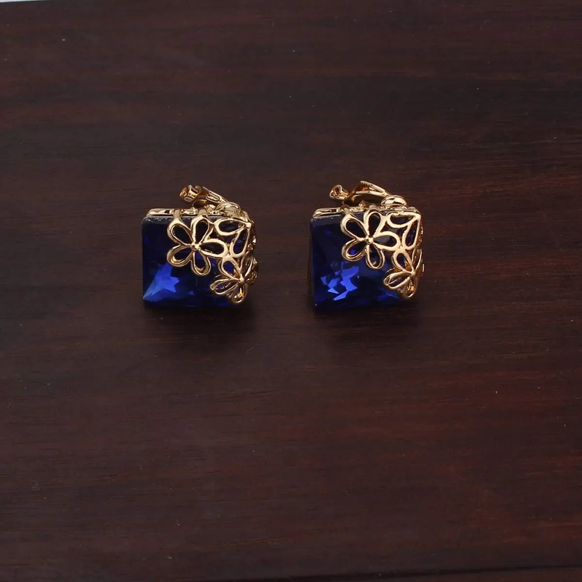 Women's Bridal Wedding Crystal Clip on Earrings No Pierced for Women Charm Jewelry No Ear Hole Earrings